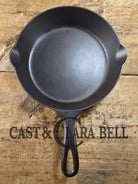 A special piece! 1910’s 3rd Series (Griswold) Erie #6 Cast Iron Skillet. Font similar to Erie ’Griswolds’ style. 699 A.
