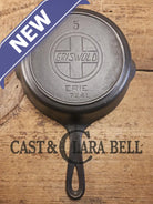 Absolute stunner. 1907-1912 Griswold ’Erie’ #5 Skillet with Slant Logo and Heat Ring 724. Ready to use. Skillet