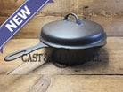 Absolutely gorgeous. 1930’s Griswold’s Iron Mountain #8 Chicken Pan with Matching Lid Deep Skillet 1034/1035. Amazing