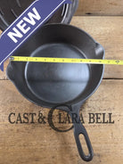 Absolutely gorgeous. 1930’s Griswold’s Iron Mountain #8 Chicken Pan with Matching Lid Deep Skillet 1034 B/1035. Amazing