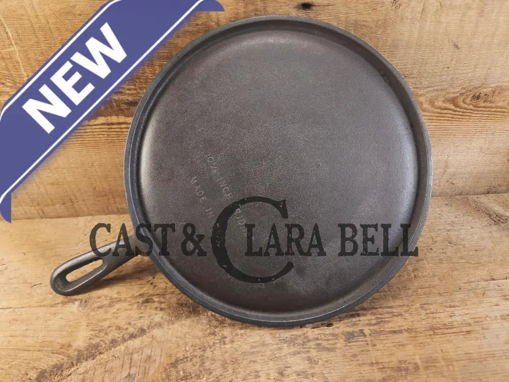 Absolutely gorgeous!! 1940’s era Unmarked Wagner #9 Round Griddle ’10 1/4 INCH GRIDDLE,’ Griddle