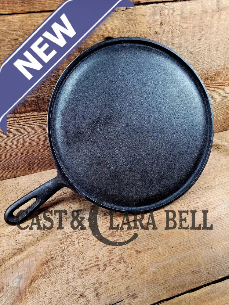 Absolutely Gorgeous!! 1940’S Era Unmarked Wagner #9 Round Griddle ’10 1/4 Inch Griddle ’ A. Skillet