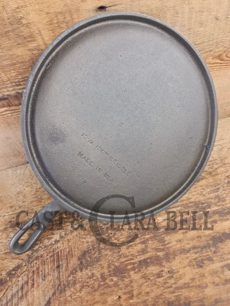 Absolutely gorgeous!! Unmarked Wagner #9 Round Griddle 10 1/4 INCH GRIDDLE SC24 - Griddle