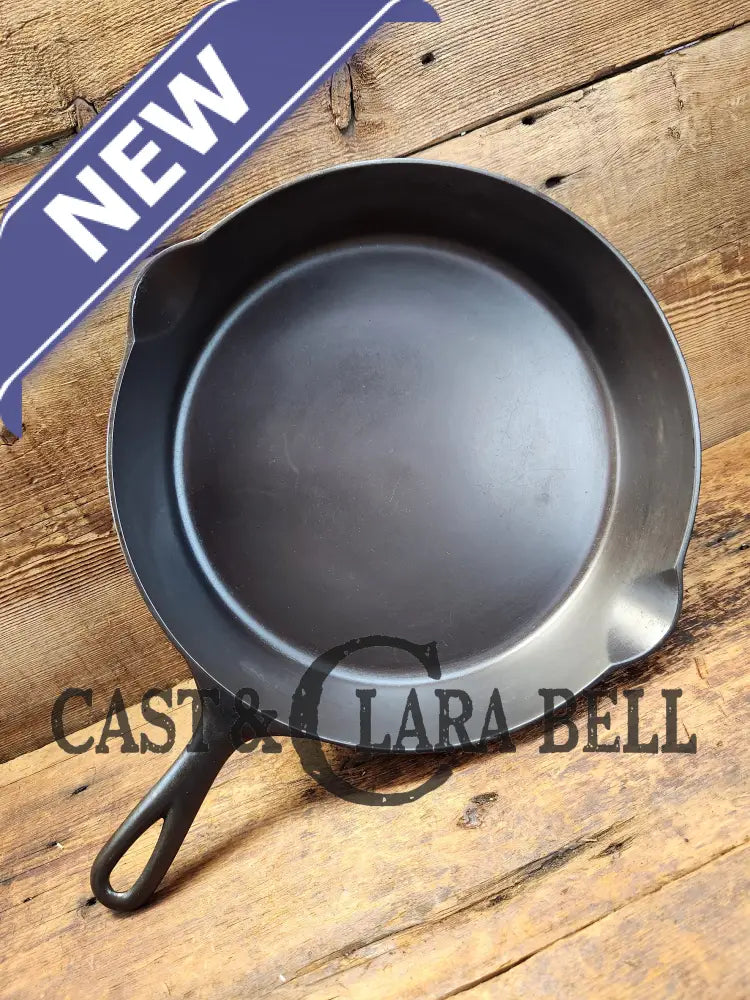 Almost Mint! 1890’S 2Nd Series Erie (Griswold) #10 Cast Iron Skillet. Collector Grade And Ready