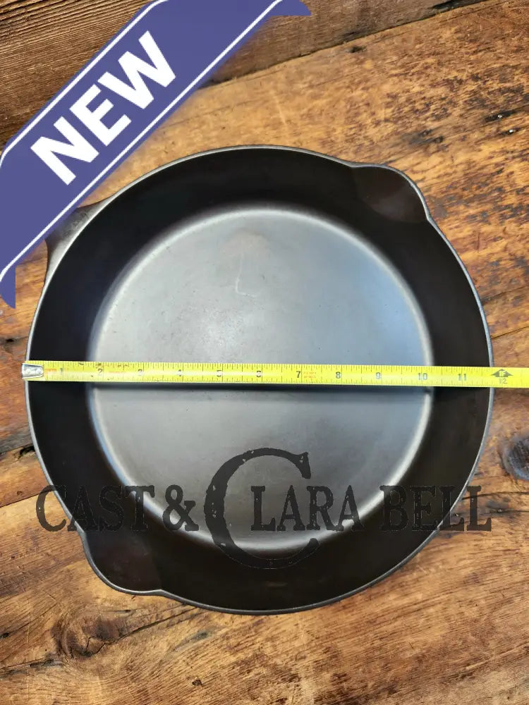 Almost Mint! 1890’S 2Nd Series Erie (Griswold) #10 Cast Iron Skillet. Collector Grade And Ready