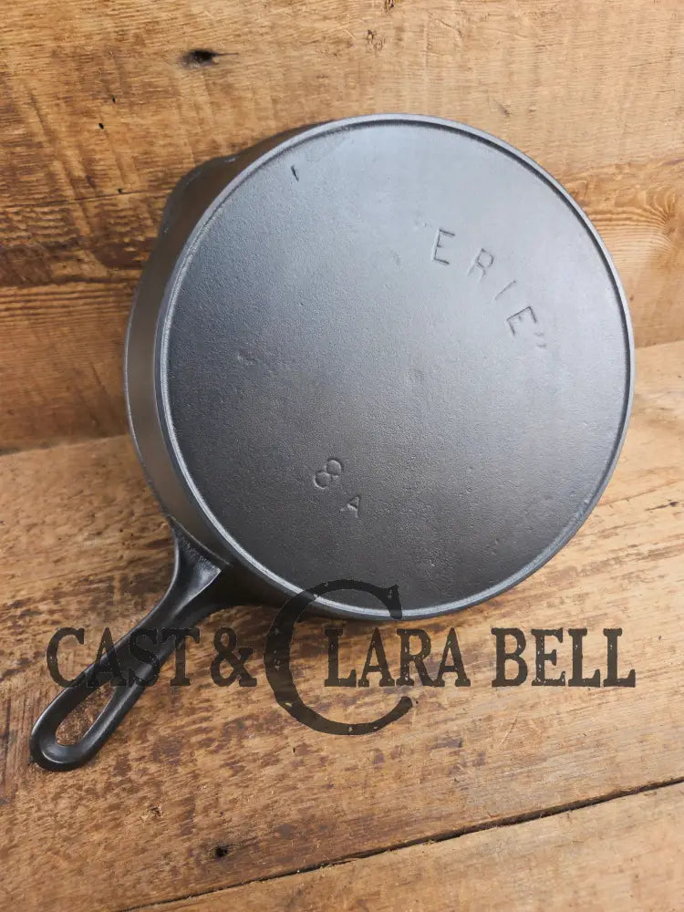 Almost MINT! 1890’s 2nd Series Erie (Griswold) #8 Cast Iron Skillet. Collector grade and ready to cook in your kitchen!
