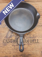 Almost Mint! Early 1910’s Griswold #9 Cast Iron Skillet Large Block Slant Logo ’Erie,’ 710 A - Skillet