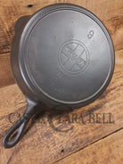Almost Mint! Early 1910’s Griswold #9 Cast Iron Skillet Large Block Slant Logo ’Erie,’ 710 A - Skillet