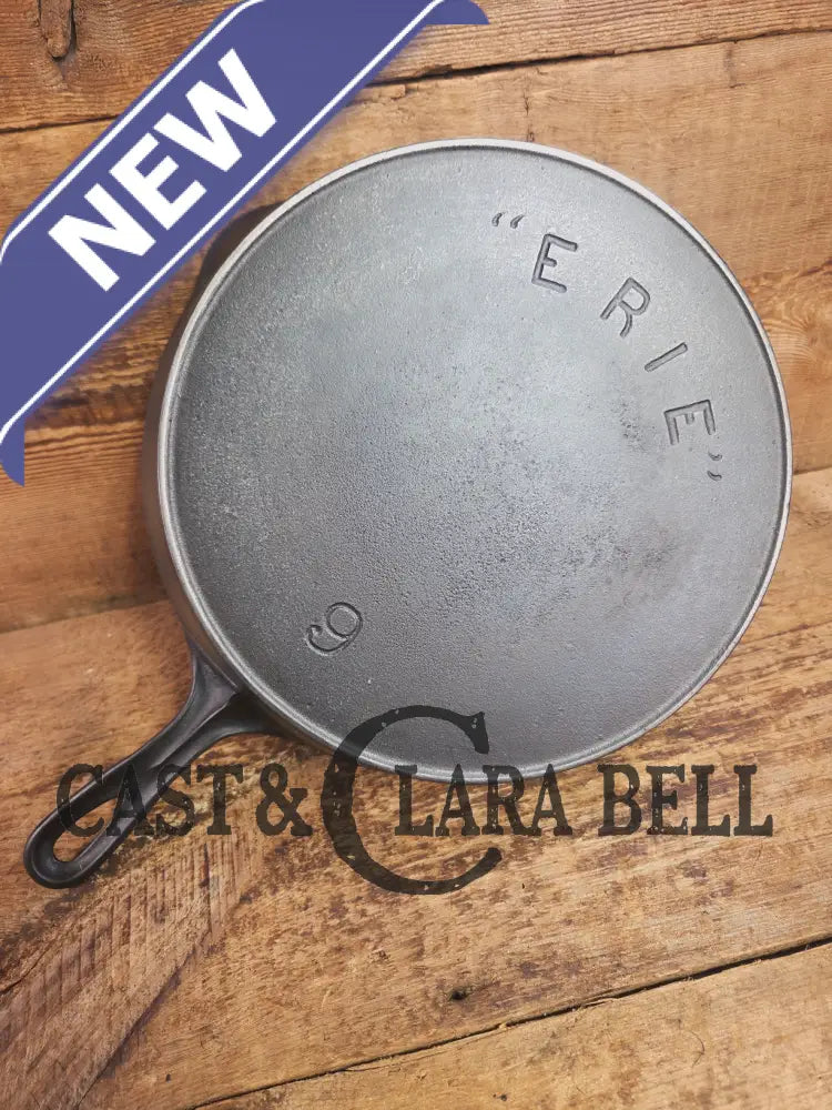 Amazing and Rare! 2nd Series Erie (1895) #9 Deep Cast Iron Skillet. What a cool skillet! Skillet