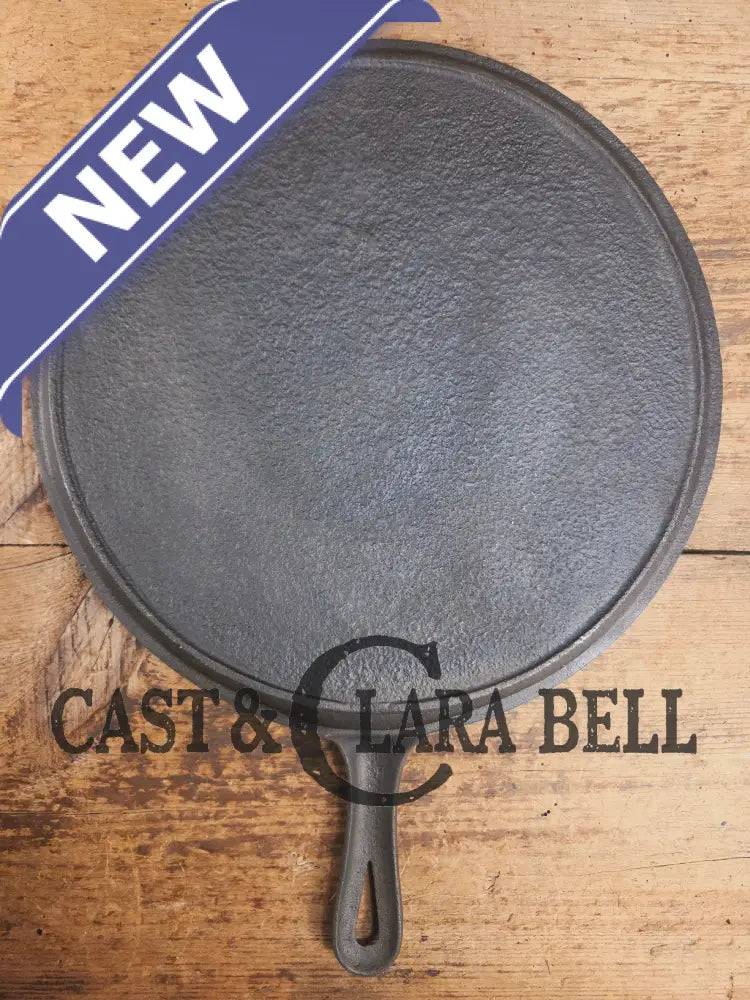 Amazing! Antique #12 handled round griddle! PERFECT pizza griddle or griddle for the cabin! Griddle