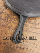 Amazing! Antique #12 handled round griddle! PERFECT pizza griddle or griddle for the cabin! Griddle