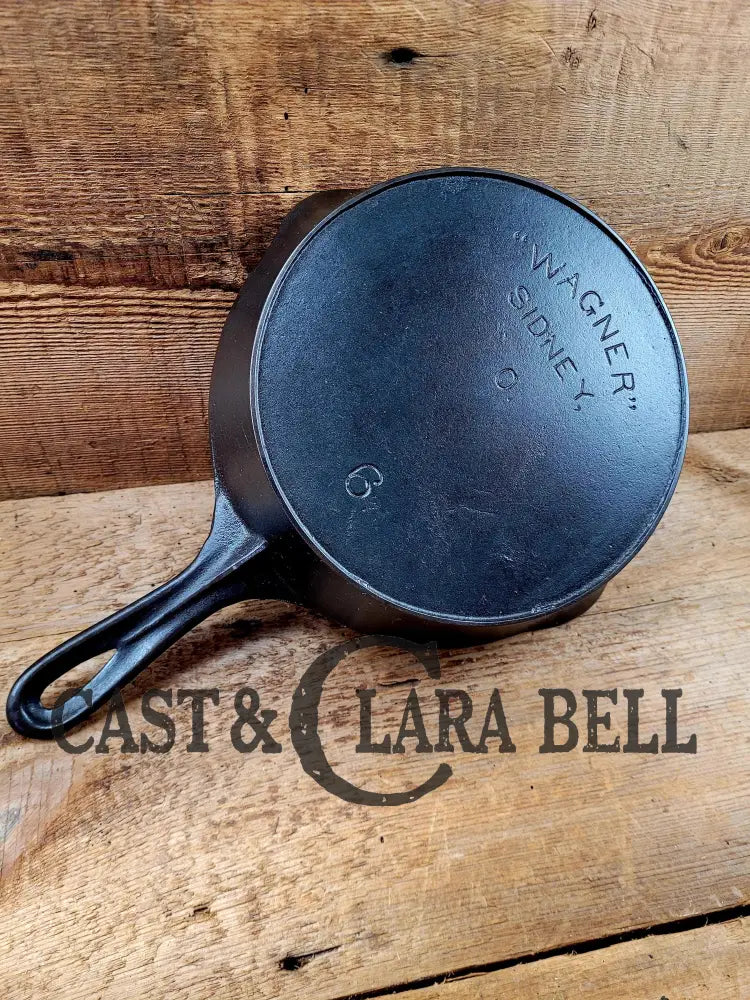Amazing Chef’s Saute Skillet! 1920’S ’Arc Straight’ Wagner Sidney O #6 Skillet With Heat