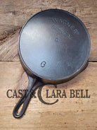 Amazing Chef’s Saute Skillet! 1920’S ’Arc Straight’ Wagner Sidney O #6 Skillet With Heat