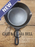 Amazing chef’s saute skillet! 1920’s ’Arc Straight’ Wagner Sidney O #6 Skillet with Heat Ring 6 A. Restored and Ready