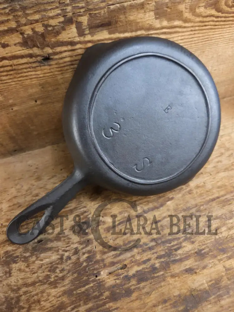 Amazing gift idea! Early Birmingham Stove & Range #3 E ’S’ Series Egg Skillet Red Mountain Series. Restored and Ready