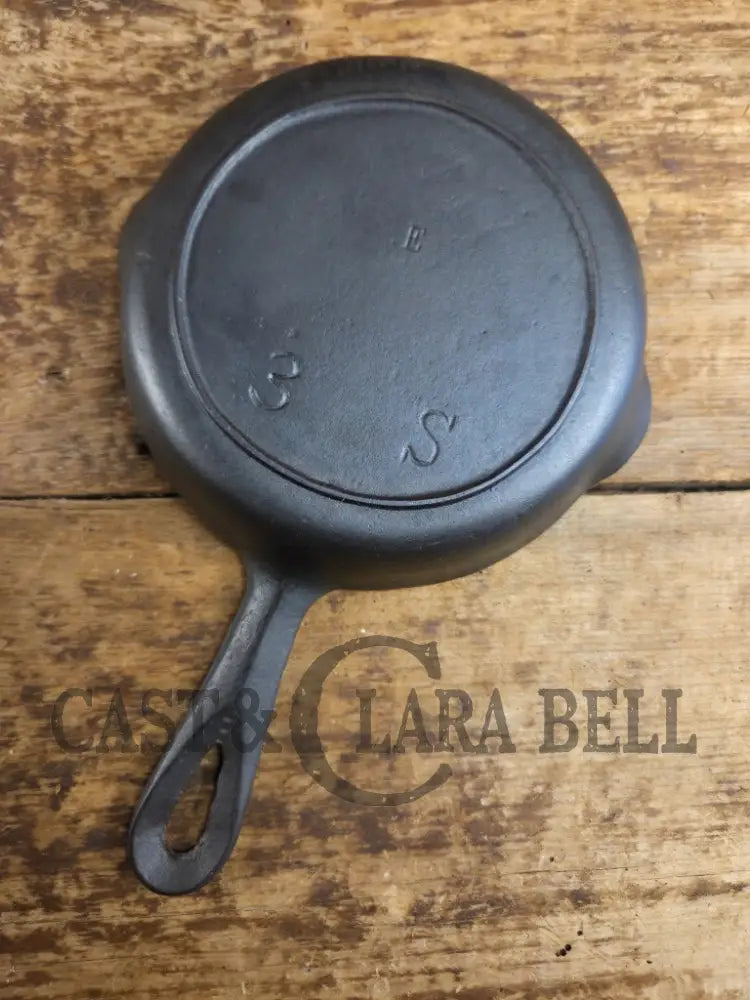 Amazing gift idea! Early Birmingham Stove & Range #3 E ’S’ Series Egg Skillet Red Mountain Series. Restored and Ready