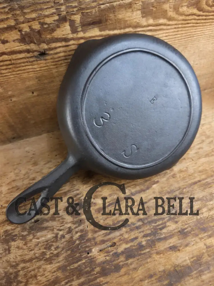 Amazing gift idea! Early Birmingham Stove & Range #3 E ’S’ Series Egg Skillet Red Mountain Series. Restored and Ready