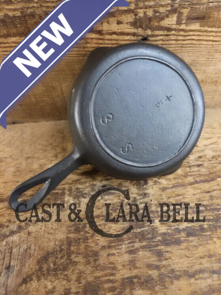 Amazing gift idea! Early Birmingham Stove & Range #3 ’S’ Series Egg Skillet Red Mountain Series. Restored and Ready to