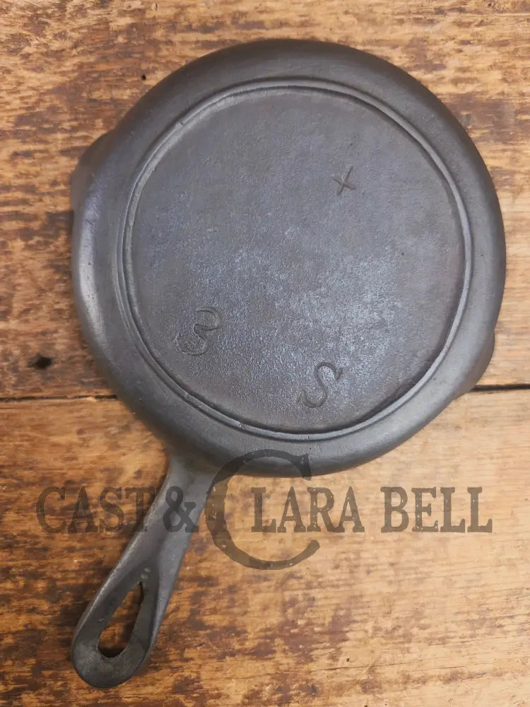 Amazing gift idea! Early Birmingham Stove & Range #3 ’S’ Series Egg Skillet Red Mountain Series. Restored and Ready to