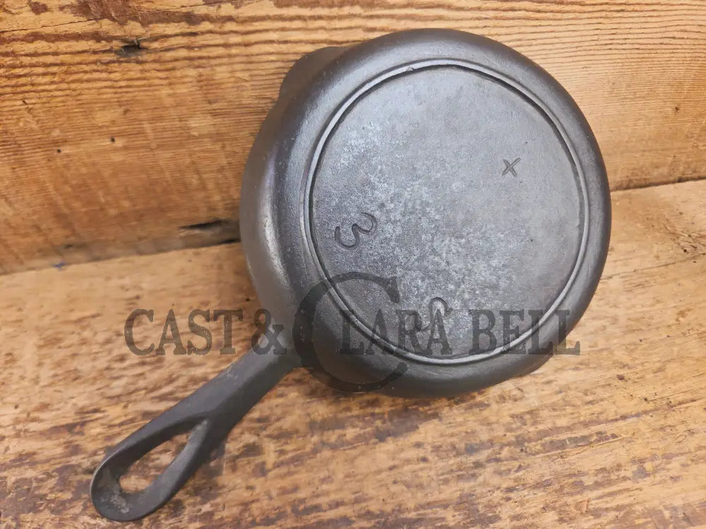 Amazing gift idea! Early Birmingham Stove & Range #3 ’S’ Series Egg Skillet Red Mountain Series. Restored and Ready to
