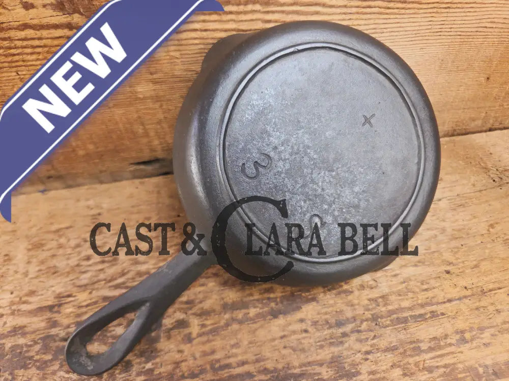 Amazing gift idea! Early Birmingham Stove & Range #3 ’S’ Series Egg Skillet Red Mountain Series. Restored and Ready to