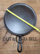Amazing Piece Of American History. 1920’S Griswold #9 Round Griddle With Large Block Logo 609.