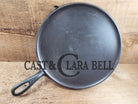 Amazing Piece Of American History. 1920’S Griswold #9 Round Griddle With Large Block Logo 609.