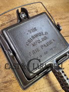 An absolute favorite! 1910’s Era HTF 1920’s Griswold #11 Square Waffle Iron w/ Raised Letter New American Logo. Raised