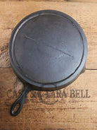 Antique elegant gate-marked unknown #10 skillet. Amazing condition Est 1880’s Era. Flat handle raised #10 Pattern