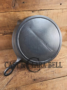Antique elegant gate-marked unknown #10 skillet. This is GORGEOUS. Est 1880’s Era. Flat handle raised #10 Pattern.