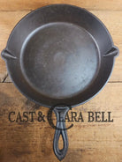 Antique elegant gate-marked unknown #11 deep skillet. Awesome piece of history 1880’s Era. Semi fancy handle possible