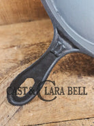 Antique elegant gate-marked unknown #11 skillet. Amazing condition Est 1880’s Era. Flat handle raised #11 Pattern