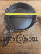 Antique elegant gate-marked unknown #8 skillet. Awesome piece of history Est 1880’s Era. Flat handle raised #8 Pattern.