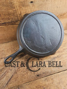 Antique elegant gate-marked unknown #8 skillet. Awesome piece of history Est 1880’s Era. Flat handle raised #8 Pattern.