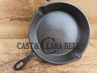 Antique elegant gate-marked unknown #8 skillet. Awesome piece of history Est 1880’s Era. Flat handle raised #8 Pattern.