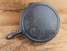 Antique elegant gate-marked unknown #8 skillet. Wonderfully preserved. Est 1880’s Era. Flat handle # Pattern Skillet