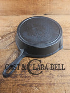 Antique elegant gate-marked unknown #8 skillet. Wonderfully preserved. Est 1880’s Era. Flat handle # Pattern Skillet