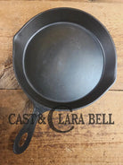 Antique elegant gate-marked unknown #9 skillet. Amazing condition Est 1880’s Era. Flat handle raised #9 Pattern Skillet