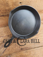 Antique elegant gate-marked unknown #9 skillet. Amazing condition Est 1880’s Era. Flat handle raised #9 Pattern Skillet