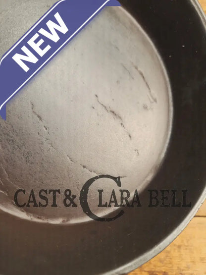 Antique gate-marked unknown #6 skillet. Est 1880’s. Left single spout heat ring bottom w/ fancy handle. Skillet