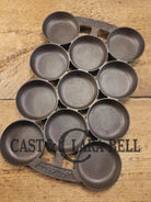 Authentic Nathaniel Waterman Gem Pan perfect for biscuits and breads! Restored and Ready to Use! SC24