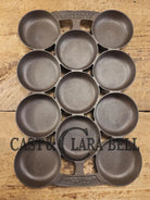 Authentic Nathaniel Waterman Gem Pan perfect for biscuits and breads! Restored and Ready to Use! SC24