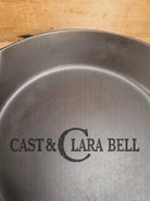 Awesome! 1890’s Griswold ERIE 2nd Series #7 Skillet with Heat Ring and Maker’s Mark Flower and nickel finish! Don’t