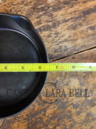 Awesome 1920’s Era Wagner Sidney -O- #3 Skillet with ’Pie’ Logo and Smooth Bottom 1053 - Skillet