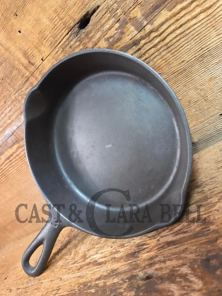 Awesome 1920’s Era Wagner Sidney -O- #3 Skillet with ’Pie’ Logo and Smooth Bottom 1053 D - Skillet