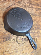 Awesome 1920’s Era Wagner Sidney -O- #3 Skillet with ’Pie’ Logo and Smooth Bottom 1053 D - Skillet