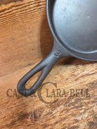 Awesome 1920’s Era Wagner Sidney -O- #3 Skillet with ’Pie’ Logo and Smooth Bottom 1053 D - Skillet