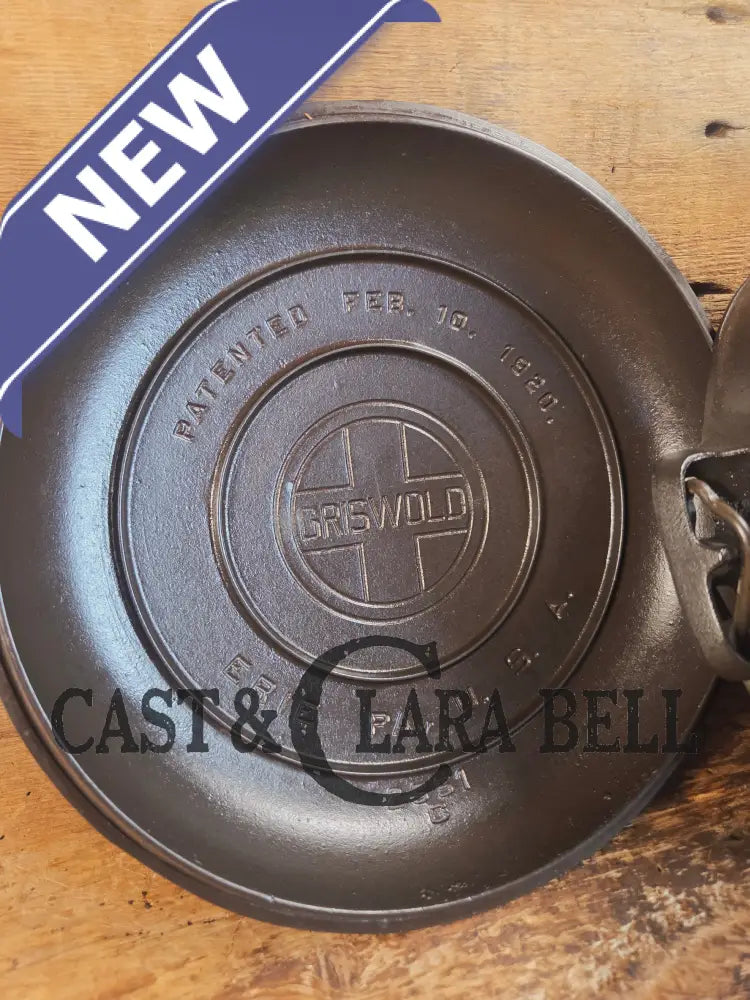 Awesome! 1920’s Griswold #8 Tite-Top Cast Iron Dutch Oven 833 A and high dome matching Griswold Lid 2551 - Dutch Ovens
