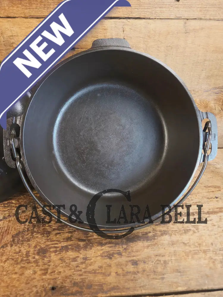 Awesome! 1920’s Griswold #8 Tite-Top Cast Iron Dutch Oven 833 A and high dome matching Griswold Lid 2551 - Dutch Ovens