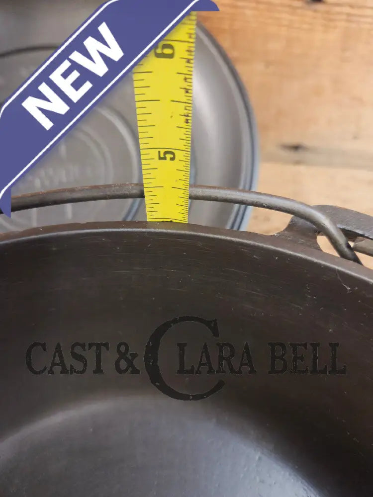 Awesome! 1920’s Griswold #8 Tite-Top Cast Iron Dutch Oven 833 F and high dome matching Griswold Lid 2551 Dutch Ovens